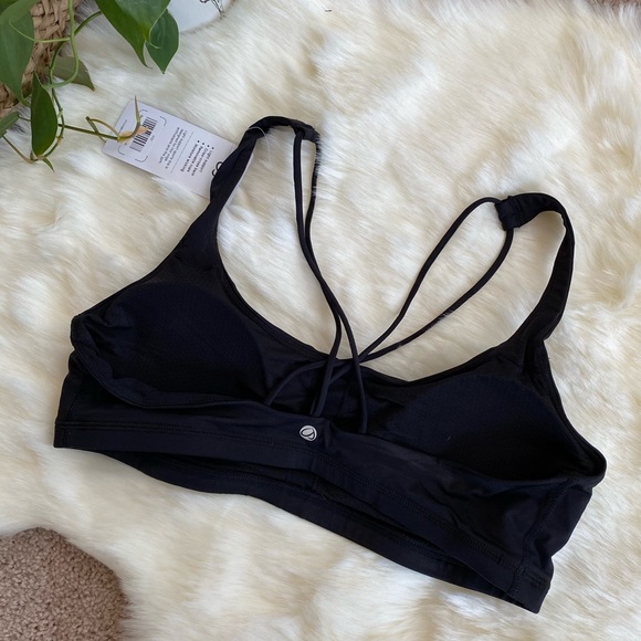 Black Sports Bra - Picture 2 of 3